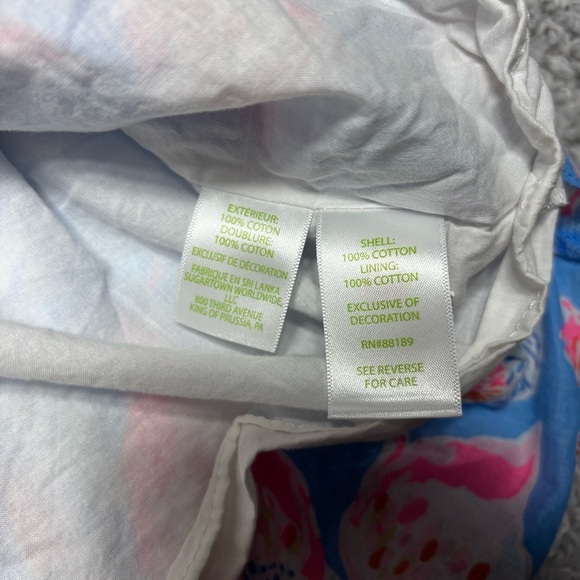 Lilly Pulitzer Dress Girls Medium Alessia Lined Bright Adjustable Straps Beach - Picture 3 of 4